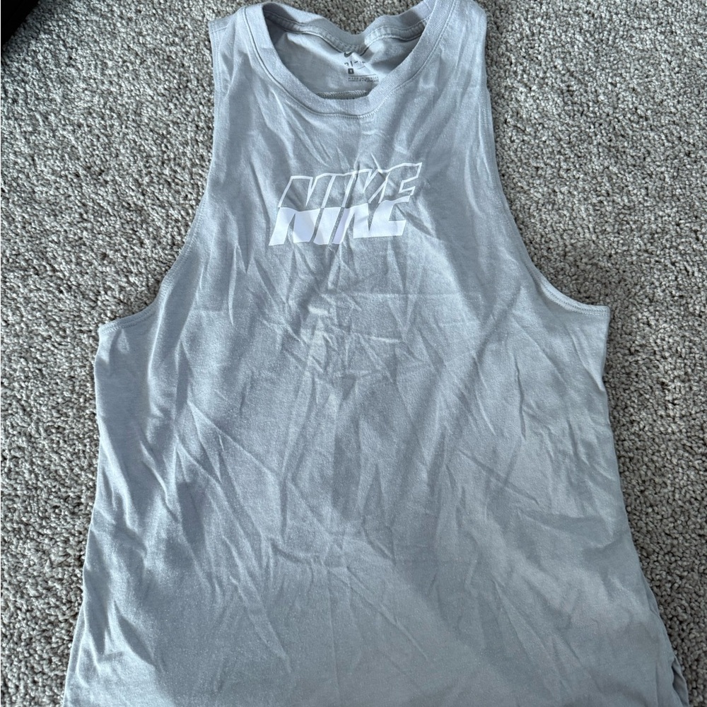 Nike Light Gray Athletic Shirt